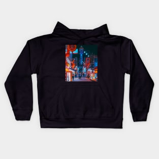 Osaka Anime Nights Kids Hoodie